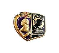 Spilla commemorativa dei veterani del Vietnam Distintivo in lega ottone Spilla commemorativa della guerra Gioielli per onorare l ' accessorio del giorno dei veterani