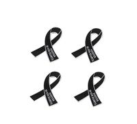 Spilla commemorativa, spilla con nastro nero, spilla per accessori per abbigliamento, spilla nera in lutto, 1.0*1.0*1.0