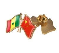 Spilla Con Bandiera A Croce Della Cina E Del Senegal Spilla Con Emblema Con Stampa Bandiera Retrò Spilla Con Distintivo Patriottico Per Abbigliamento Borse Camicie Viaggi Accessori Novità Farfalla B