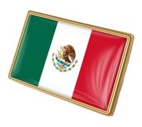 Spilla Con Bandiera Del Messico, Spille Con Bandiere Del Messico, Spilla Smaltata Con Bandiera Messicana, Spille Messicane Che Sventolano, Distintivo in Metallo, Souvenir, Cappello, Zaini, Decorazione