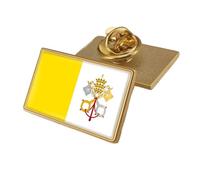Spilla Con Bandiera Della Città Del Vaticano Spilla Con Emblema Stampato Con Bandiera Del Nome Del Paese Spilla Con Distintivo Per Abbigliamento Borse Camicie Viaggi Accessori Di Novità Rettangolo