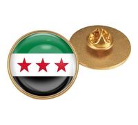 Spilla con Bandiera della Repubblica Araba Siriana, Spilla con Mappa della Siria, Spilla Souvenir con Emblema Nazionale, Spille, Distintivi, Spille Bavero per Cappelli E Vestiti.