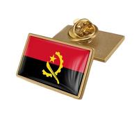 Spilla Con Bandiera Dell'Angola In Cristallo Personalizzata Spilla Con Stampa Forma Di Bandiera Distintivo Con Bandiera Spille Da Bavero Cappello Accessori Per Donne E Uomini