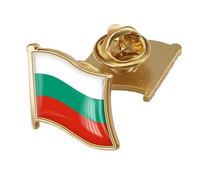 Spilla Con Bandiera Nazionale Della Bulgaria - Spilla Con Bandiera Geometrica In Stile Nazionale Spilla Con Stemma Nazionale Spilla Con Bavero Per Uomo E Donna
