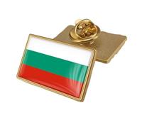 Spilla Con Bandiera Nazionale Della Bulgaria - Spilla Con Bandiera Geometrica In Stile Nazionale Spilla Con Stemma Nazionale Spilla Con Bavero Per Uomo E Donna Rettangolare