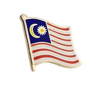 Spilla Con Bandiera Nazionale Della Malesia Spilla Smaltata Colori Con Bandiera Nazionale In Stile Nazionale Spilla Con Emblema Nazionale Accessorio Spilla Con Bavero Per Uomo E Donna Farfalla