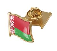 Spilla Con Bandiera Patriottica Della Bielorussia Spilla Con Risvolto In Cristallo Stampato Con Bandiera Novità Spilla Con Bandiera Retrò Accessorio Per Cravatta Con Regalo Geometrico Bandiera