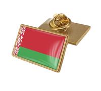 Spilla Con Bandiera Patriottica Della Bielorussia Spilla Con Risvolto In Cristallo Stampato Con Bandiera Novità Spilla Con Bandiera Retrò Accessorio Per Cravatta Con Regalo Geometrico Rettangolo