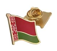 Spilla Con Bandiera Patriottica Della Bielorussia - Spilla Con Spilla Patriottica In Smalto Colorato Con Bandiera Spilla Con Cravatta Con Bandiera Retrò Accessorio Con Farfalla