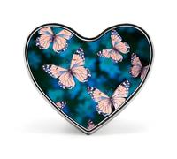 Spilla con bottone a forma di farfalle, progetta la tua spilla personalizzata, spilla alla moda, spille decorative in metallo per cappelli,