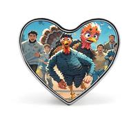 Spilla con bottone a forma di tacchino da fattoria, progetta la tua spilla personalizzata, spilla alla moda, spille decorative in metallo p