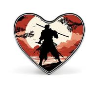 Spilla con bottone Samurai, progetta la tua spilla personalizzata, spilla alla moda, spille decorative in metallo per cappelli, vestiti, za
