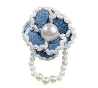 Spilla Con Camelia Decorata Con Perle Papillon Distintivo Da Indossare Comodamente Per Feste Eventi in Ufficio Accessorio Alla Spilla Classica Con Perle Floreali