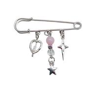 Spilla con ciondolo a forma di stella a forma di pesce con conchiglie per maglioni, alla moda, cappotto, bavero, gioielli unici per donne, carino per bambini, accessori per vestiti, compleanno, Natale