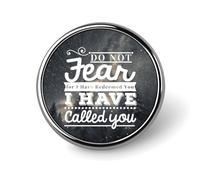 Spilla con citazione cristiana "Non temere, perché ti ho redento" per zaini e giacche, idea regalo.