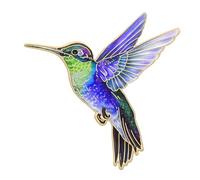 Spilla Con Colibrì in Metallo Smaltato Accessorio Leggero Per Giacche Borse Decorazione Elegante Per Spille Da Donna E Ragazze