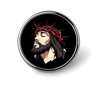 Spilla con corona di spine di Cristo per donna e uomo, spilla da bavero alla moda per feste e matrimoni