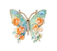 Spilla con corpetto a farfalla dipinta a smalto: elegante accessorio da donna for ogni occasione(yellow)