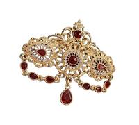 Spilla con cristalli, nappe scavate, disegni ispirazione araba per le donne, accessorio da sposa, spilla scavata