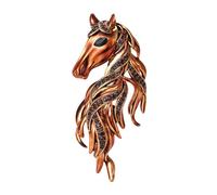 Spilla con disegni unici Accessorio in lega Robusta e comoda Ideale da indossare tutti i giorni Spilla da cavallo unisex per occasioni speciali