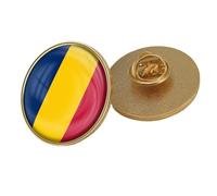 Spilla Con Distintivo Bandiera Ciad Spille Con Stampa Di Lettere Della Bandiera Mondiale Patriottica Spilla Novità Spilla Da Bavero Fibbia Ciondolo Gioielli Per Donne Uomini Memorabilia Regalo