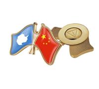 Spilla Con Distintivo Della Bandiera Dell'Amicizia Tra Cina E Antartide Spille Con Stampa Della Bandiera Patriottica Spilla Artistica Spilla Da Bavero Fibbia Gioielli Per Donne E Uomini Regalo