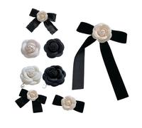 Spilla con fiocco e fiore di alta qualità per il petto S7H7 S2Y6