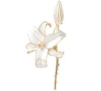 Spilla Con Giglio, Spilla a Forma Di Fiore, Sciarpa, Borsa, Vestiti, Gioielli Bavero, Regalo Per, Amante, Ragazza, Distintivo Bavero