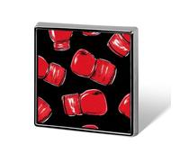 Spilla con guantoni da boxe rossi, spilla in metallo da 0,7", decorazione per gioielli, vestiti, cravatte, zaini, accessori