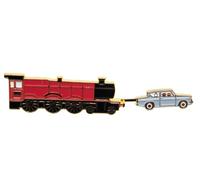 Spilla con licenza ufficiale Harry Potter Hogwarts Express, in metallo smaltato, da collezione, 9,5 x 2,5 cm, prodotto ufficiale Wizarding World