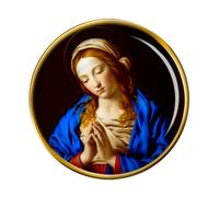 Spilla Con L'Immagine Della Beata Vergine Maria