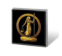 Spilla con moneta d'oro del faraone dell'antico Egitto, spilla quadrata con distintivo, spilla da bavero per regali da donna e uomo
