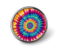 Spilla con motivo tie-dye, spilla da bavero, spilla, distintivo, cravatta, gioielli, decorazioni per cappelli, giacche e camicie