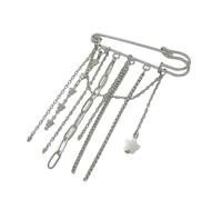 Spilla con nappe a catena in metallo leggera con nappe accento per una lunga durata e miglioramento del fascino, spilla regalo per lei, Misura unica, come descritto