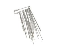 Spilla con nappe a catena in metallo, leggera, con nappe per una lunga durata e un miglioramento del fascino, One Size, come descritto