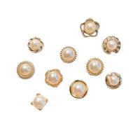 Spilla con perle a sgancio rapido con design in lega liscia impedisce che il guardaroba scivoli per l'ufficio e la chiusura delicata sulla pelle, Misura unica, come descritto