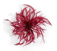 Spilla con piume colorate, spilla for corpetto, for uomo e donna, for abiti, banchetti, gioielli, accessori for capelli cappelli da sposa Per ragazze, donne, compleanni(Color-11)
