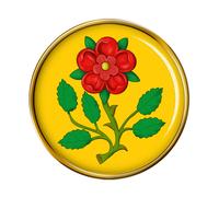 Spilla Con Rosa Del Lancashire