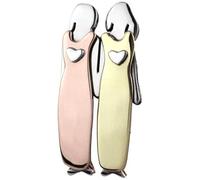 Spilla con scritta "Sisters Bond", gioiello raffinato ed elegante per donne e ragazze, spille creative da bavero per regali e uso quotidiano