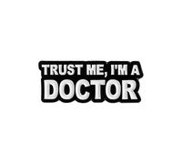 Spilla con scritta "Trust MeE, I'm a Nurse, Medical Pins, Medical Nurse", divertente spilla con titolo per la sanità, donne, uomini, ragazzi, ragazze, per cappelli, zaini, borse, borse, stoffe, Refer