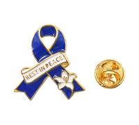 Spilla con simbolo della pace, regalo funebre con accento di riposo in pace, per commemorare l'uso quotidiano e per i viaggi, Misura unica, come descritto