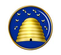 Spilla Con Simbolo Massonico A Forma Di Arnia