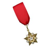 Spilla con stella del leader ' Sovietica, elegante design in lega, medaglia da 4 cm lunghezza, per appassionati storia e per presentare la spilla con stella sovietica