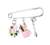 Spilla con tavolozza artistica, regalo per amanti dell'arte, regalo di compleanno per migliore amico, insegnante d'arte, regalo per figlio, figlia, regalo di laurea