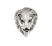 Spilla Con Testa Di Leone Bullo, Abito Da Uomo, Corpetto, Accessori Creativi Per Spille Per Animali In Lega Retrò,01