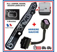 Spilla Connettore + Piastra Porta Lampada SINISTRA Per Boxer Jumper Ducato 3