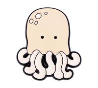 Spilla creativa a forma di creatura marina, in lega, perfetta per aggiungere fascino colorato a forma di animale marino, Misura unica, come descritto