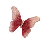 Spilla creativa a forma di farfalla Ricamo Opere d'arte Risvolto Pin Secure Fastener Accento Per Incontri Speciali Pin Sicuro Ricamato Farfalla Gioielli, Misura unica, come descritto