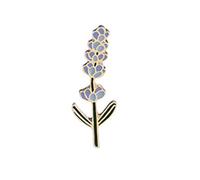 Spilla creativa a forma di fiore di lavanda smaltata sciarpa scialle fibbia collare spilla accessori per abbigliamento decorazione festa di nozze gioielli regalo per donne s blu moda