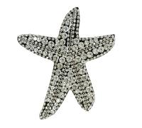 Spilla creativa a forma di stella marina per abbigliamento alla moda patch abito staccabile ornamento per abbigliamento di personalità